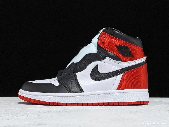 Rep Husky Black Air Toe High 1 CD0461-016 Retro Satin Jordan 0712